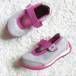 Surprize by Stride Rite Pink, Silver and Purple Kandace Mary Jane Sneakers Sz 8